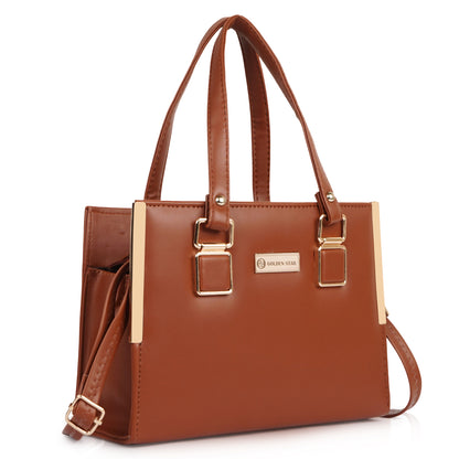 Golden Star Aurelia Hand - Held Bag – Elegant Pink Handbag for Women